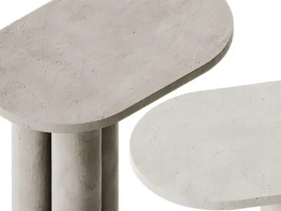 Kiwano Concept Side table 3D model