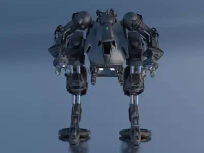 robot character 3D model