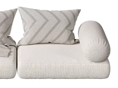 Seat Pillow Set 04 3D model