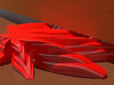 A cannabis themed door stop 3D print model