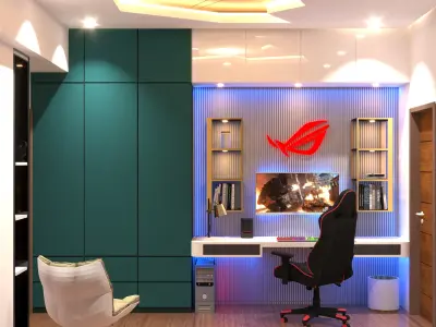 Gaming Room 3D model