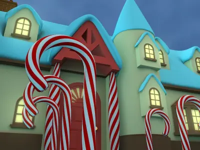 Santas Workshop 3D model