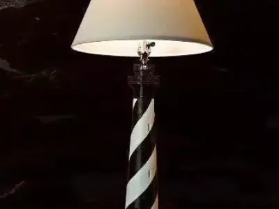 Cape Hatteras Lighthouse Lamp Free 3D print model