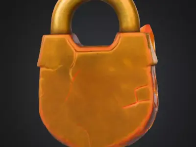 Ember Lock Low-poly 3D model