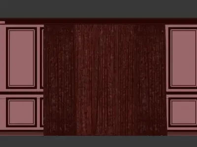 Curtain Set 45 3D model