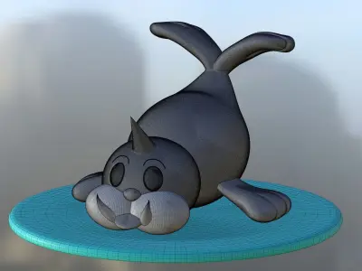 Pokemon seel 3D print model