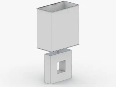 1398 - Table Lamp Low-poly 3D model