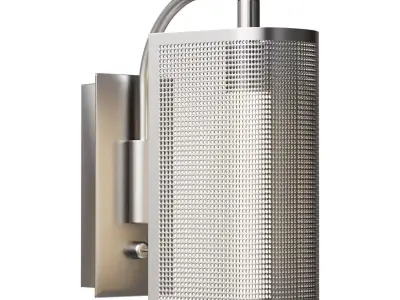Wall lamp made of perforated metal Darja LaRedoute 3D model