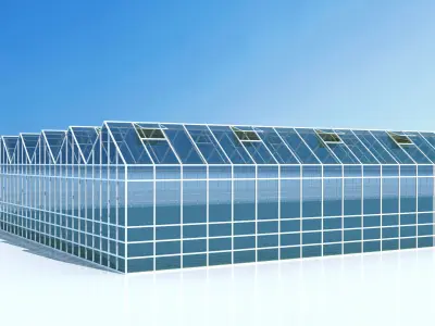 Greenhouse glass  3D model