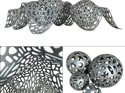 Bionica decor hall 3D model