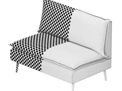 Sofa Nodis Happy Deep Ocean 3D model