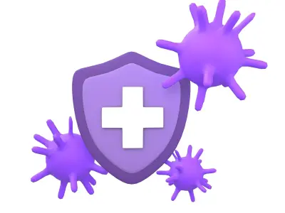 Immunity Icon v1 002 Low-poly 3D model