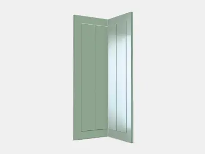 STENSUND 2-p door f corner base cabinet set Low-poly 3D model