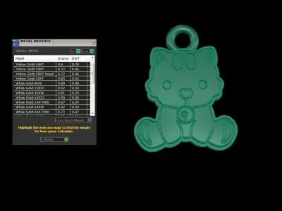Kids Pendants 3dm STL OBJ FBX Renders Details 3D print model