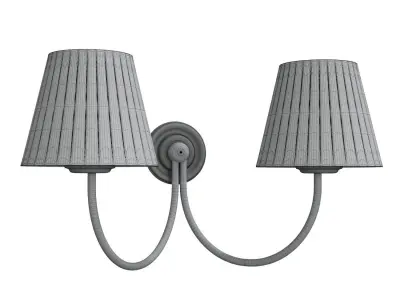 BLEU PROVENCE WALL LAMP HAT BELLOWS Wall lamp 3D model