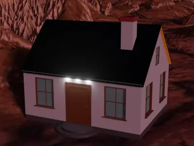 Small House Free 3D model 5