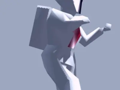 Astro Soldier Game Ready Low-poly 3D model