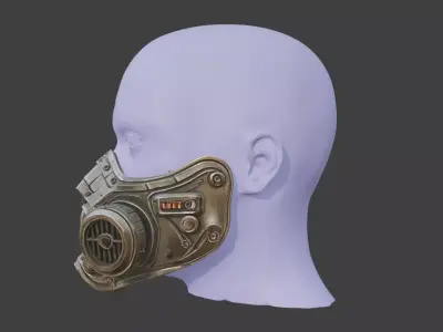 FUTURE GAS MASK 3D print model