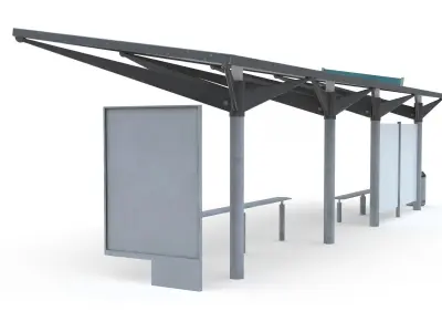 Bus Stop 05 3D model