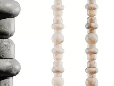 Allied Maker Totem 16 Floor Lamp 3D model