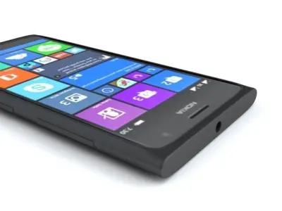 Nokia Lumia 730 Black 3D model
