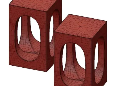 Carlo side tables by Matthew Hilton 3D model