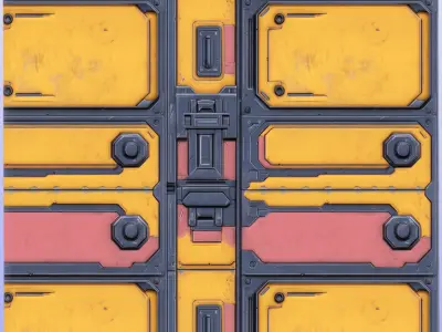 SciFi Seamless Texture Texture 5