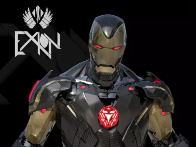 Iron Man MK C42 Chaos Armor 3D model