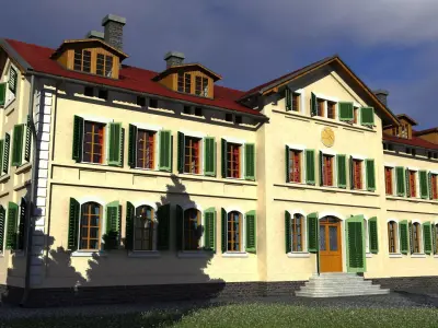 Mansion house 3D model