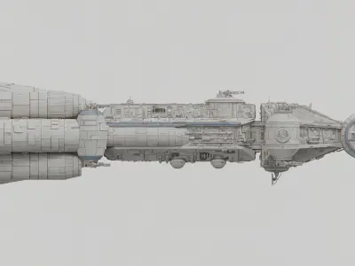 Bowbreaker Corvette - Star Wars 3D model