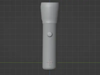 Flashlight Free low-poly 3D model