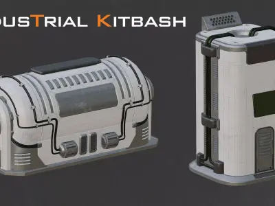 Industrial Kitbash-V6 3D model