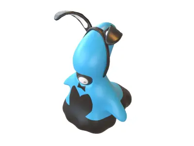 Slime OI v1 0002 Low-poly 3D model