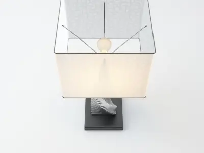 Spiral Table Lamp 3D model