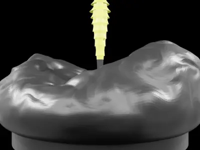 Starship Rocket Print 3d 01 - blender 3d  3D print model