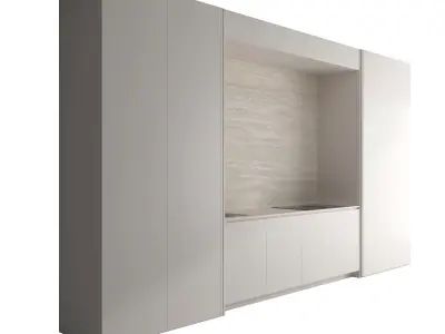 Kitchen set 01b 3D model