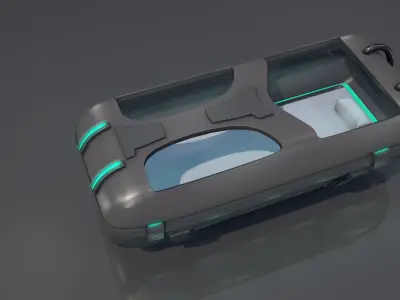 Sci Fi Medpod 3D model