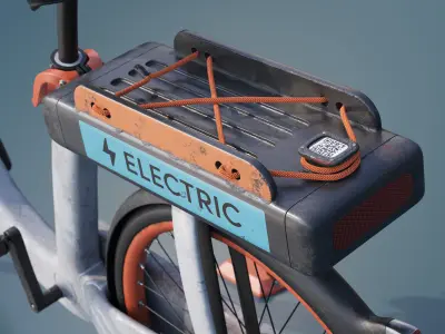 Mobike electric bicycle 3D model