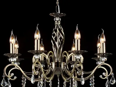 Chandelier Royal Classic Grace RC247-PL-08-R Maytoni Classic Free 3D model