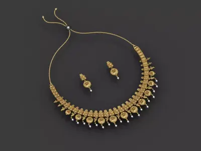 Necklace 001 3D print model