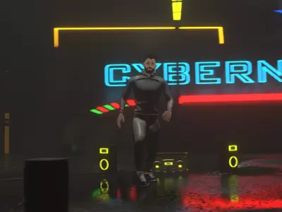 DANCE EXPRESSION Low-poly 3D model