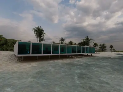 Casa Scene-villa-Temporary accommodation villa-Villa condo 3D model buy