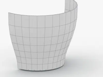 1474 - Bra Lamp Low-poly 3D model