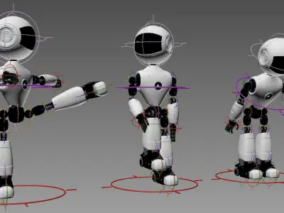 Robot Rigged 3D model