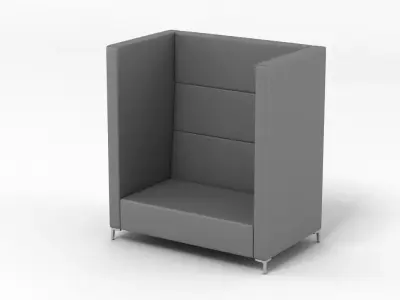 Techo Cara Chair Low-poly 3D model