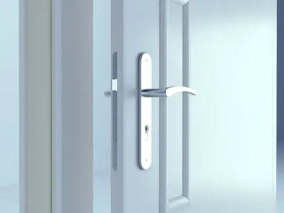 White Door 1 3D model