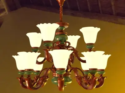 ceiling light 3D model 139