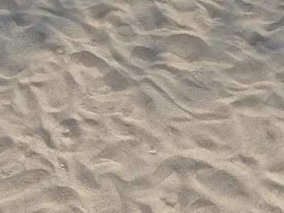 Ultra realistic Beach sand geometry  2 3D model