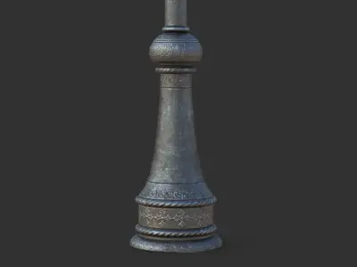 Street Lamp Low-poly 3D model