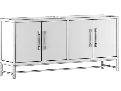 Clauss Industrial Loft Sideboard 3D model